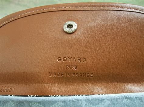 goyard initial stamp options|goyard bags serial number lookup.